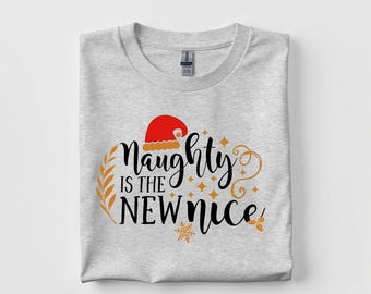 Frech ist das neue schöne Shirt, lustiges Weihnachtshemd, Feiertags-Grafik-T-Stück, niedliches freches nettes Hemd, Weihnachtshemd für Frauen