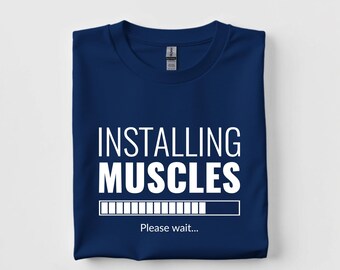 100% Baumwolle, 100% Bio-Baumwolle (GOTS-zertifiziert) - Lustiges Workout-T-Shirt für Fitness-Anfänger und Gym-Liebhaber
