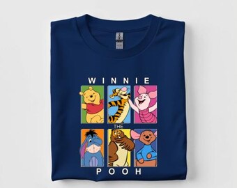 ピグレットTシャツ、くまのプーさん漫画グラフィックTシャツ - Etsy 日本