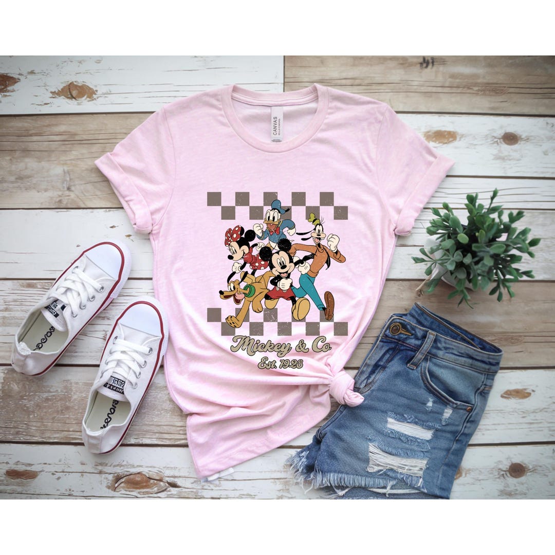 ヴィンテージ ミッキー＆カンパニー 1928年創業 Tシャツ | クラシック