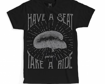 Psychedelische Fahrt – Vintage Pilz Trippy Spruch T-Shirt