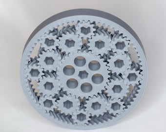 Gear Fidget -- 3D printed toy optical illusion