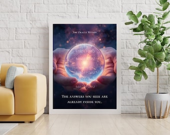 Intuitive Quote Print: Mystical Spiritual Home Decor (Digital Download)
