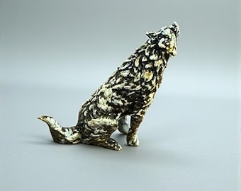 神秘的な存在：狼の置物 - Etsy 日本