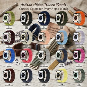 Handmade Braided Nylon Band Compatible with Apple Watch Series 11 10 Ultra Titanium Metal Connector Wilderness Trail Strap Sport Bracelet