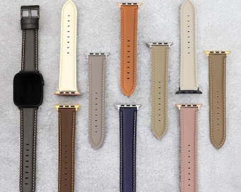 Pebbled Leather for Apple Watch Band: Textured Strap, Comfortable Fit
