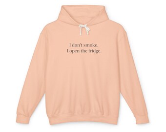 Fridge Cigarette Humor Sweatshirt - Diet Coke Lover