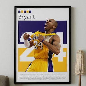 Kobe Bryant Digital Print Poster Special - NBA Lakers