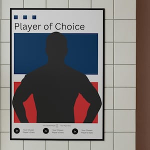 Chosen Playor Custom Digital Print Poster- ANY SPORT