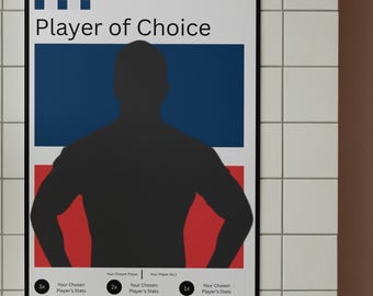Chosen Playor Custom Digital Print Poster- ANY SPORT