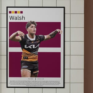 Poster digitale di Reece Walsh - NRL Broncos