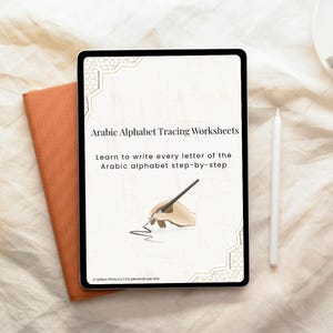 Arabic Alphabet Tracing Worksheets for Kids & Beginners | Digital Download | Learn to Write Arabic Letters | Muslim Homeschool