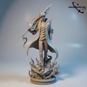 Modelo de impresión 3D STL de Shadow Monarch Warrior / Modos de arma dual / Estatua de alto detalle