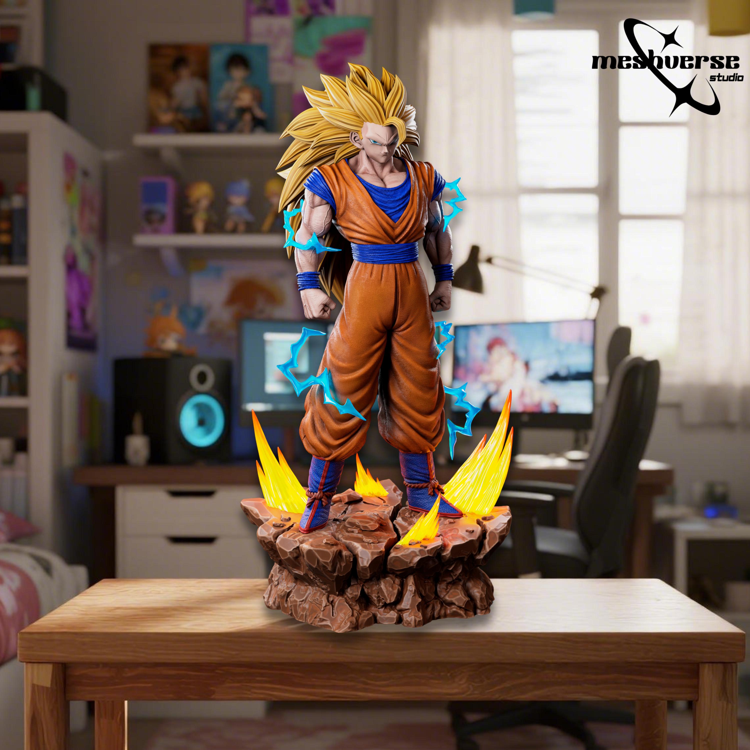 Goku Super Saiyan 3 – 1:6 Scale STL Statue | Legendary DBZ Power Form
