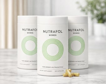 Pack of 3 Nutrafol Women's Balance Hair Growth Support Supplement for Ages 45 and Up