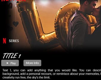 Netflix powerpoint template