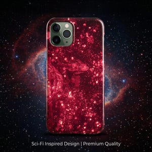 Project Hail Mary Phone Case, Sci‑Fi Space Nebula Astronaut iPhone Case, Hail Mary Book Inspired, Matte/Gloss PC or TPU+PC