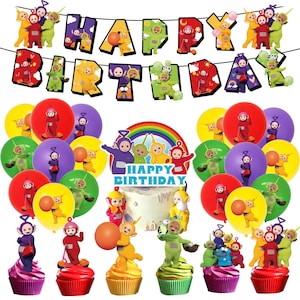 Kit Decorazioni Compleanno - Palloncini, Striscione E Topper Per