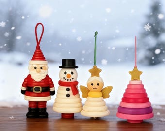 DIY Button Christmas Ornament Kit | Holiday Craft Activity
