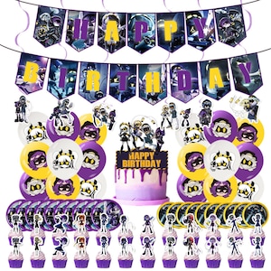 Murder Drones Verjaardagsfeestje Decoraties | Anime-robotthema