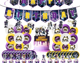 Murder Drones Birthday Party Decorations | Anime Robot Theme
