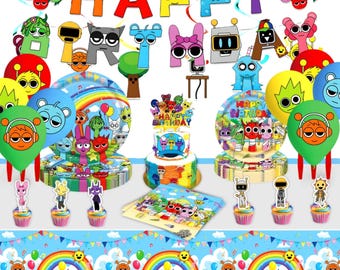 Sprunki Rhythm Box Birthday Party Supplies – Kids Decorations