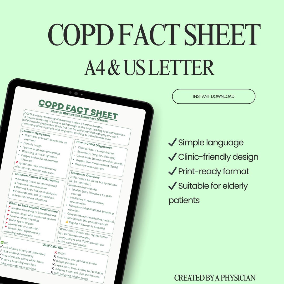 COPD Fact Sheet | Chronic Obstructive Pulmonary Disease Patient ...