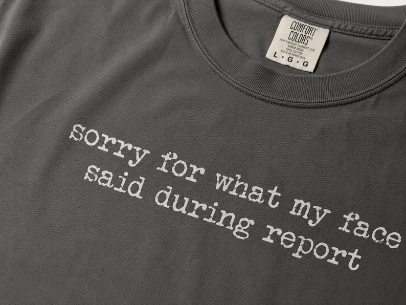 Nurse Funny Shirting Shirt, Sorry For What My Face Said Funny Nursing Shirt, Funny Nursing Student Shirt 画像 4
