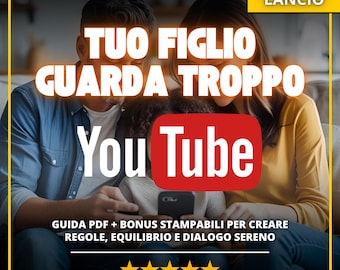 YouTube Guide for Kids Ages 6-12 | Educational PDF for Parents + 4 Printable Bonuses | Reduce Screen Time Without Arguments