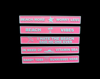 Beach Theme #1 - Tropical Office Signs - Coastal Vibes - Vacation Sayings