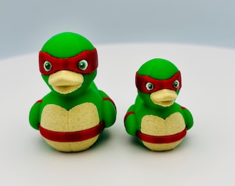 Raphael Mutant Ninja Turtle Duck Magnet High Quality 3D Print