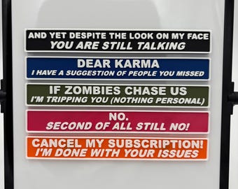 Anti-Social #1 Magnetic Office or Refrigerator Sign Self Shelf Compatible