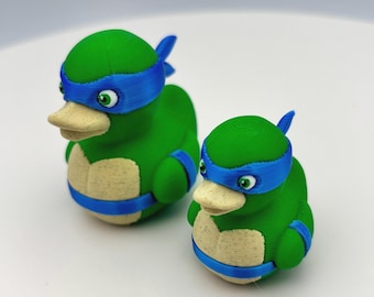Leonardo Mutant Ninja Turtle Duck Magnet High Quality 3D Print