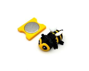 Bumble Bee Hat Clip - Magnetic With Visor or For Your Own Hat