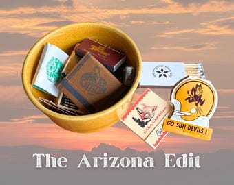 Vintage Matchbooks & Matchboxes Lot – 10 Assorted Colors, Mostly Unstruck (The Arizona Edit)
