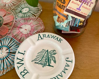Vintage Ashtray - Arawak Hotel, Jamaica B.W.I. - Midcentury Charm