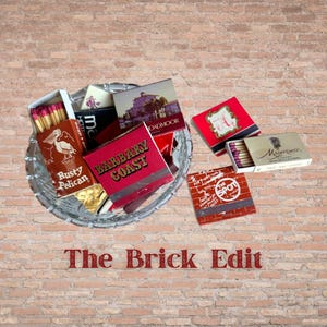 Vintage Matchbooks & Matchboxes Lot – 15 Assorted Colors, Mostly Unstruck (The Brick Edit)