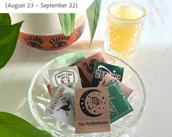 Virgo Matchbook Set of 10 – Handmade Custom Astrology Matches (Zodiac Edit)