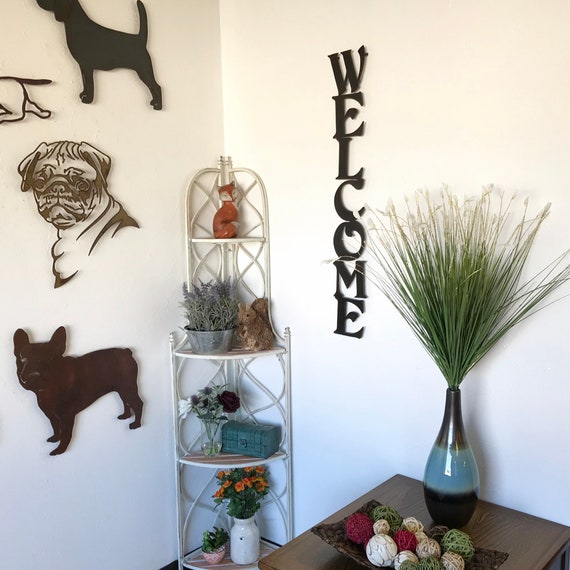 Welcome Metal Wall Art Handmade Choose 17 24 - Tall Vertical Metal Wall Art Welcome Metal Wall Art Handmade Choose 17 24 - Tall Vertical Metal Wall Art