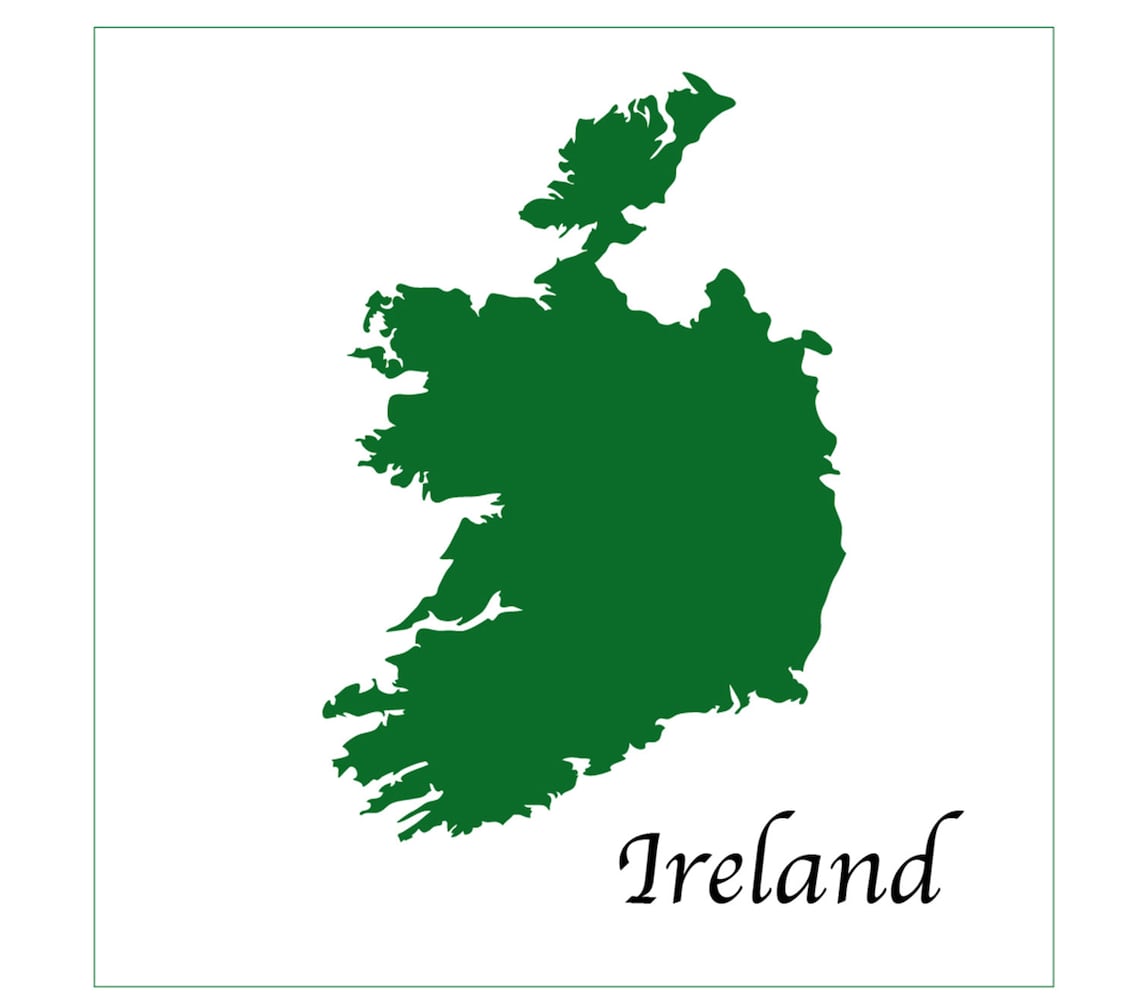 Ireland Metal Wall Art Home Decor Handmade Choose Your Etsy