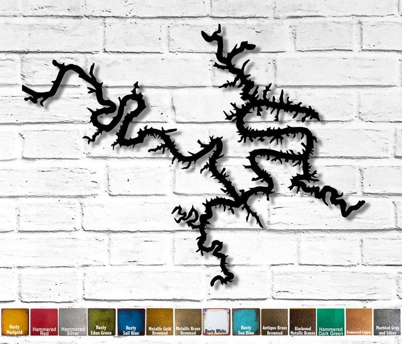 Lake of the Ozarks Metal Wall Art Home Decor Handmade Etsy