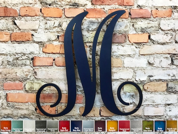 Letter M Metal Wall Art Home Decor Choose 8 12 - Letter M Home Decor Letter M Metal Wall Art Home Decor Choose 8 12 - Letter M Home Decor