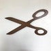 Scissors Salon Sign Metal Wall Art Home Decor Handmade - Etsy