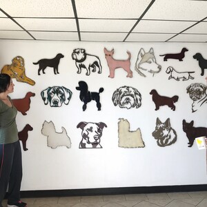 Decoración de pared metálica en forma de corazón – Elige el color de la pátina, 30-58 cm de ancho. imagen 10