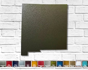 New Mexico Metal Wall Art – Choose Size, Patina Color, Any USA State