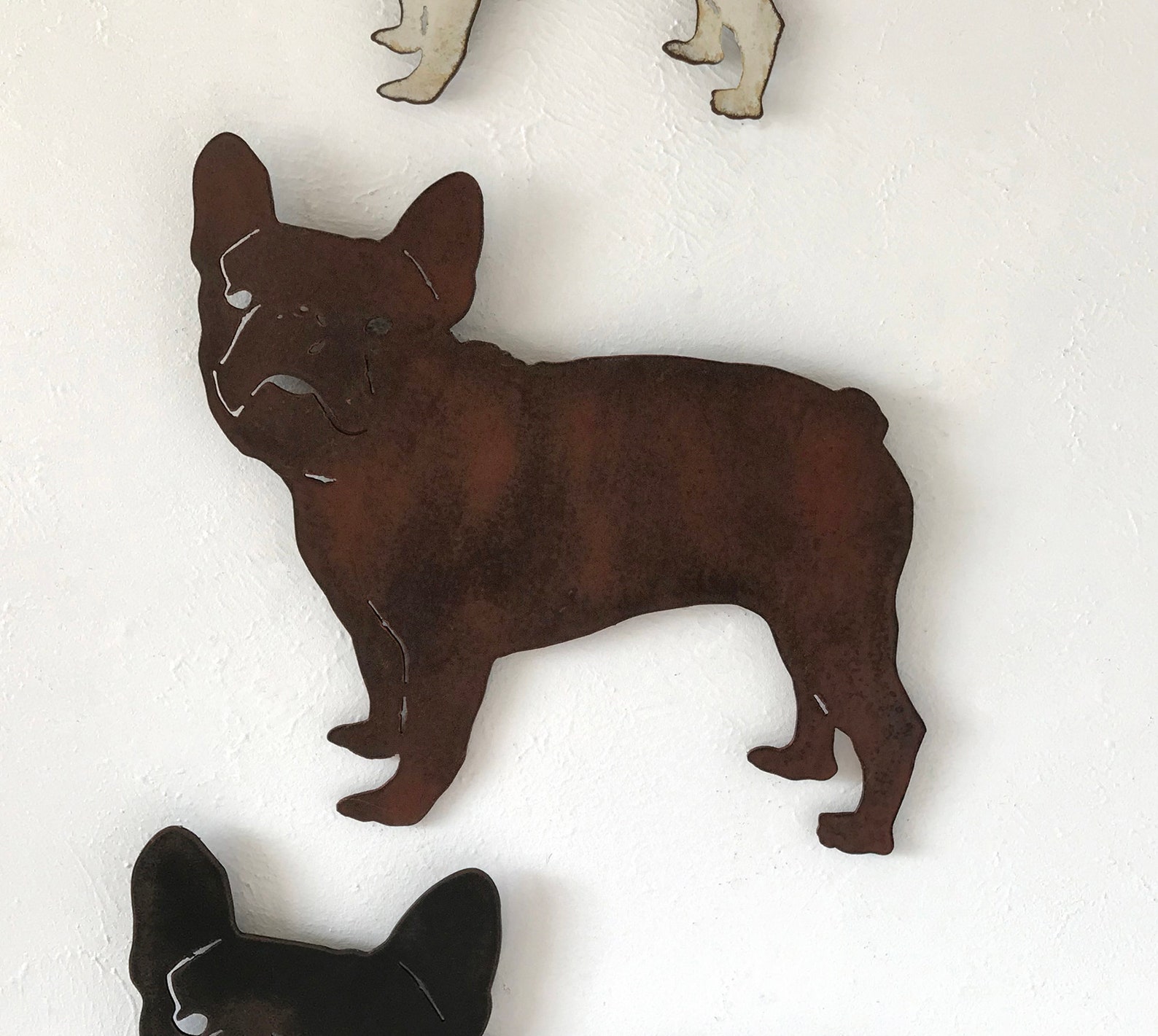 French Bulldog Metal Wall Art Handmade Choose 11 Etsy