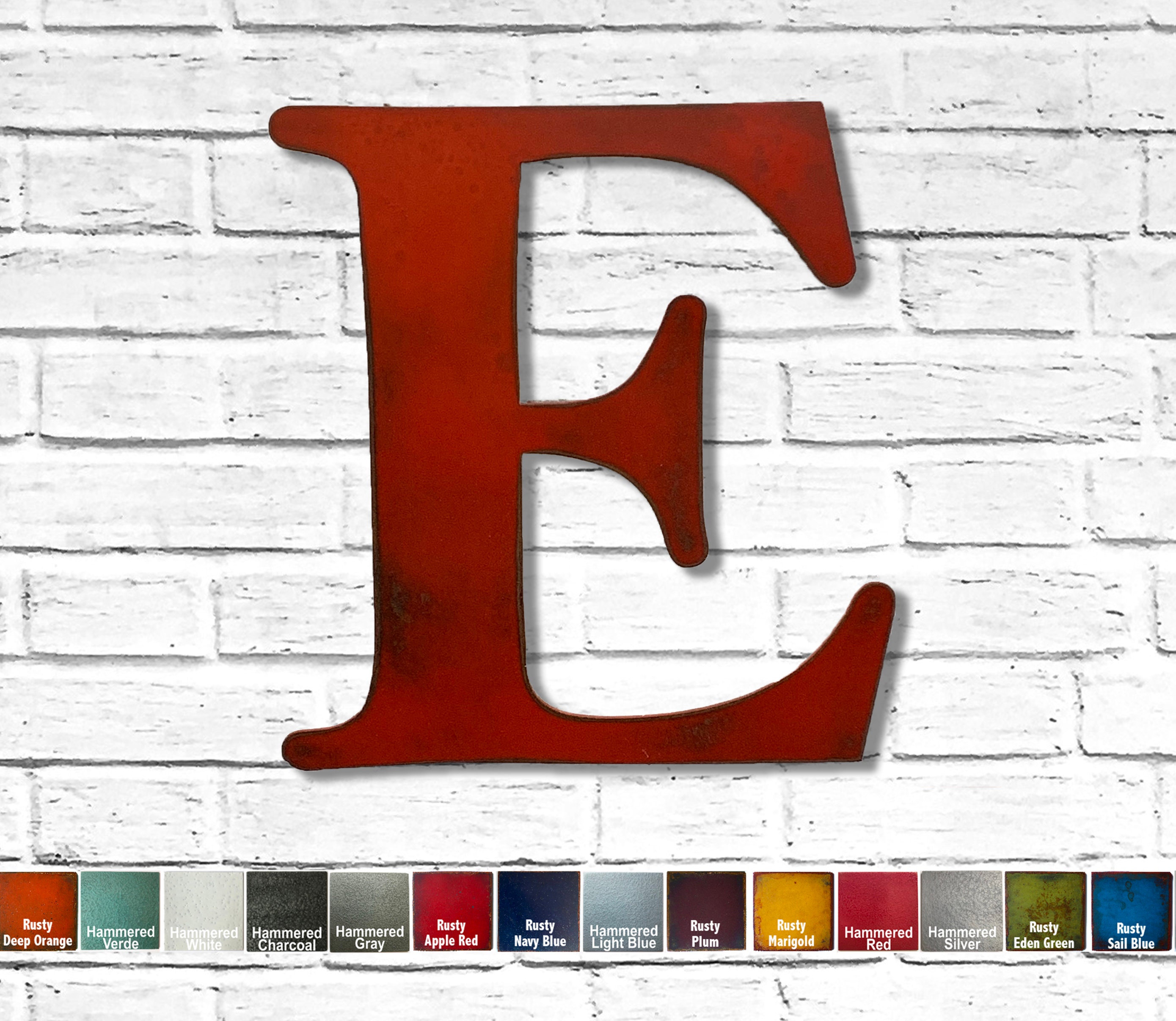 Red Color Letter E | Poster