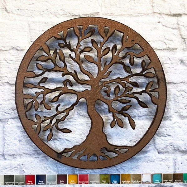 Metal Tree Art Etsy
