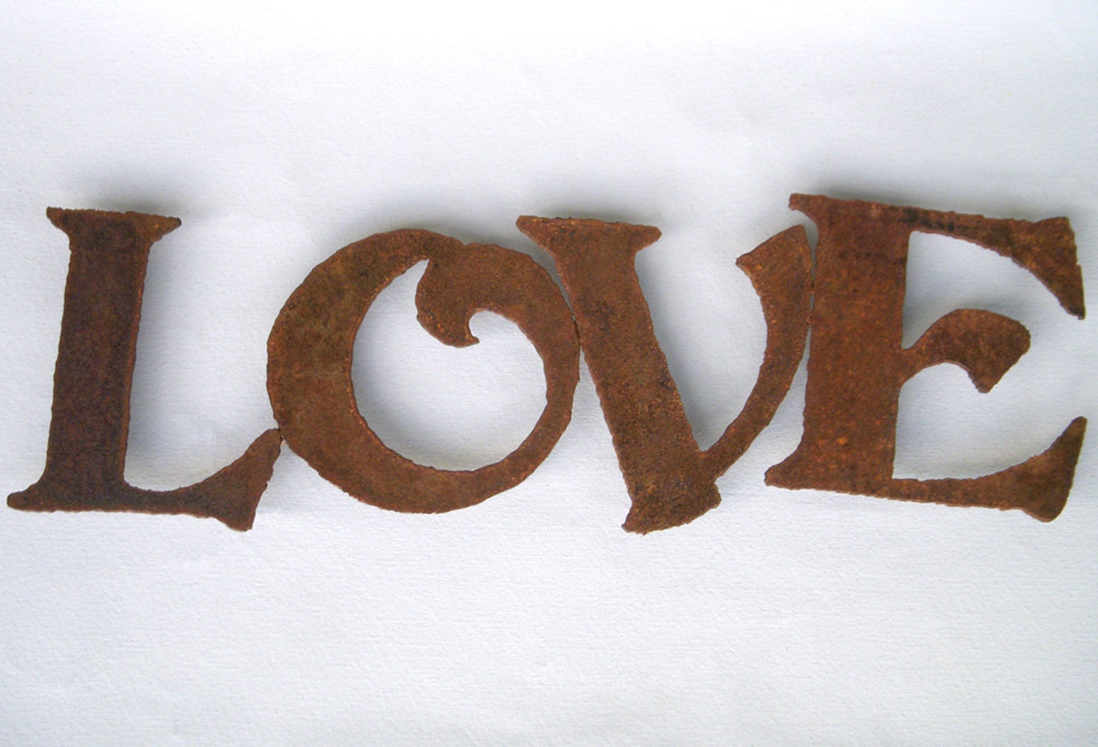 Love metal wall art sign 26 wide steel metal earth Etsy