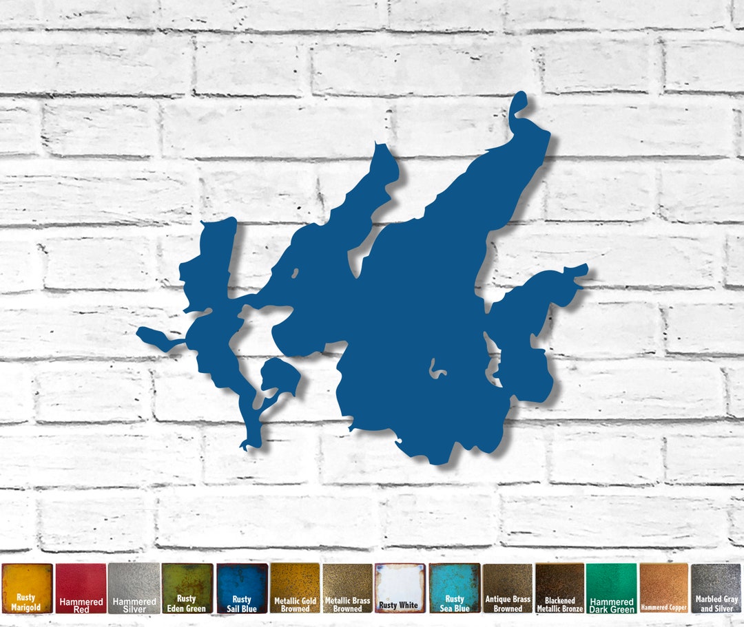 Leech Lake Metal Wall Art Home Decor Medidas 23 de Etsy España